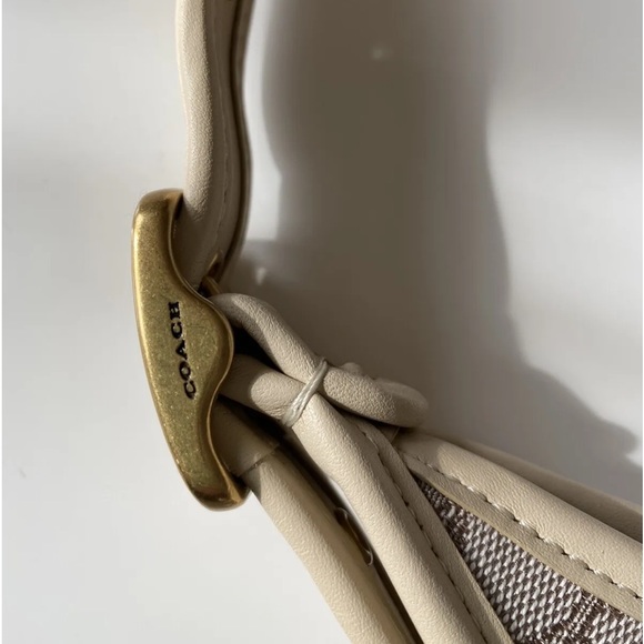 NWT COACH Ergo Shoulder Bag In Signature Jacquard C2588 Stone Ivory - Picture 12 of 12